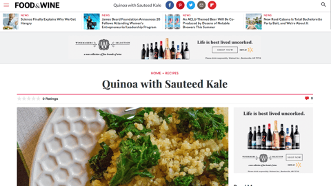 Walmart Winemakers Selection Display Ads